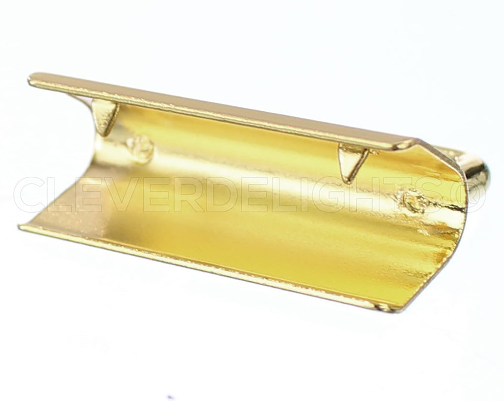 1.25" Key Fob Hardware Sets With Key Rings - Gold Color