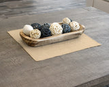 20" Mat Weave Burlap Squares - Finished Edge