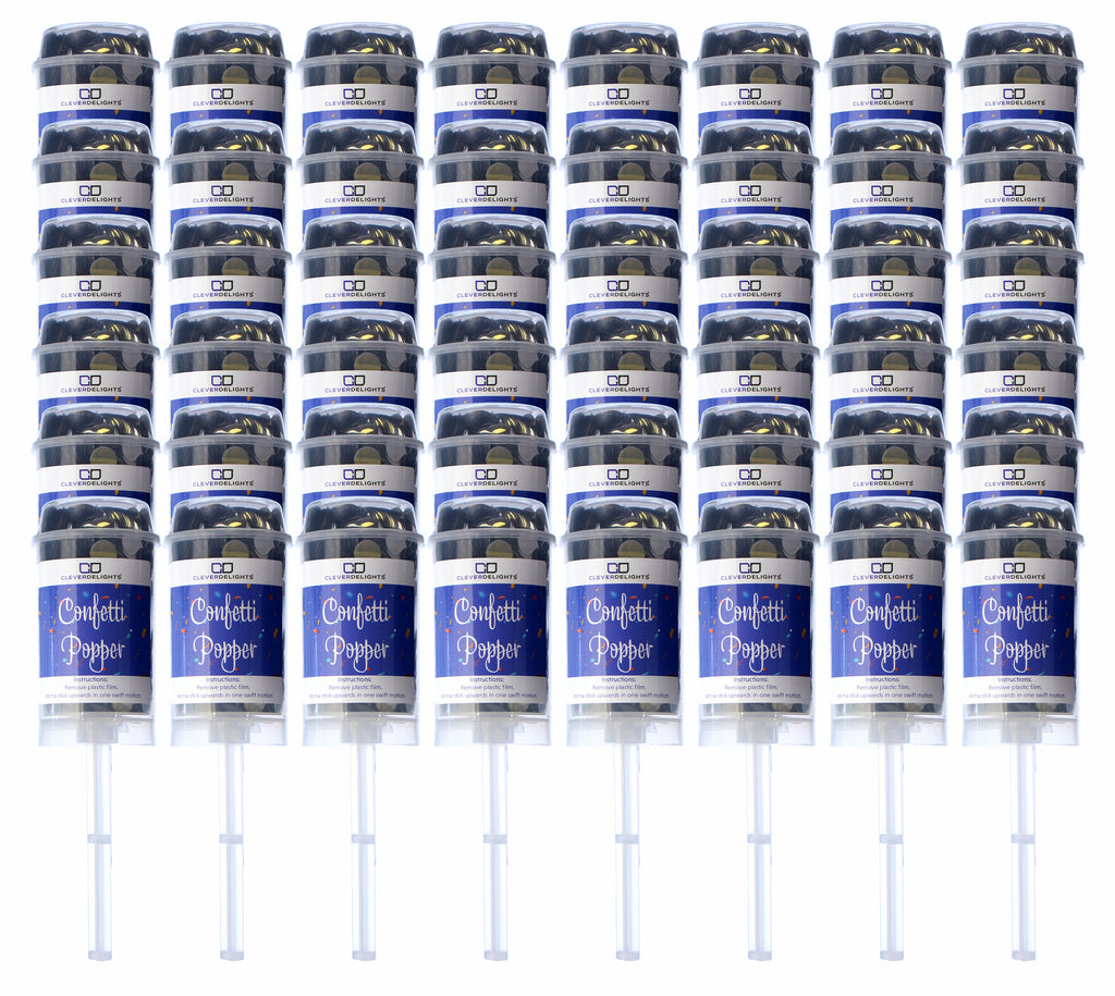 Confetti Poppers - Metallic Colors