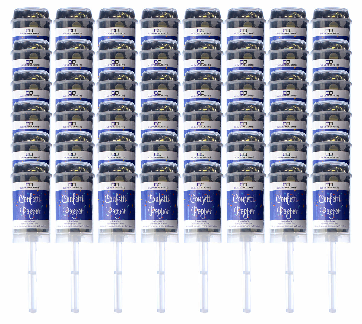Confetti Poppers - Metallic Colors