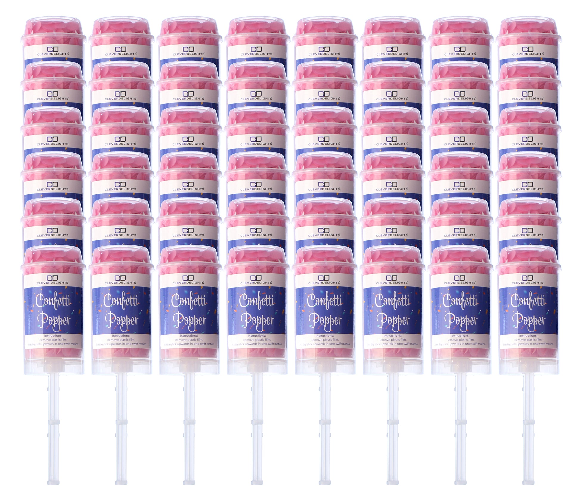 Confetti Poppers - Pink