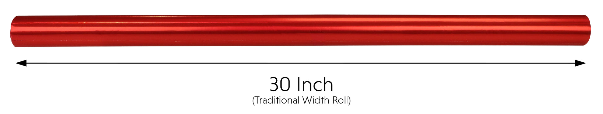 Metallic Red Gift Wrapping Paper - 30 Inch Width