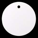 Gift Tags - 2" Round - White