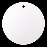 Gift Tags - 3" Round - White