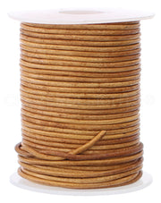 CleverDelights Round Leather Cord