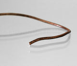 1.5mm Leather Round Cord - Dark Brown
