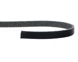 9.5mm (3/8") Leather Strap - Black
