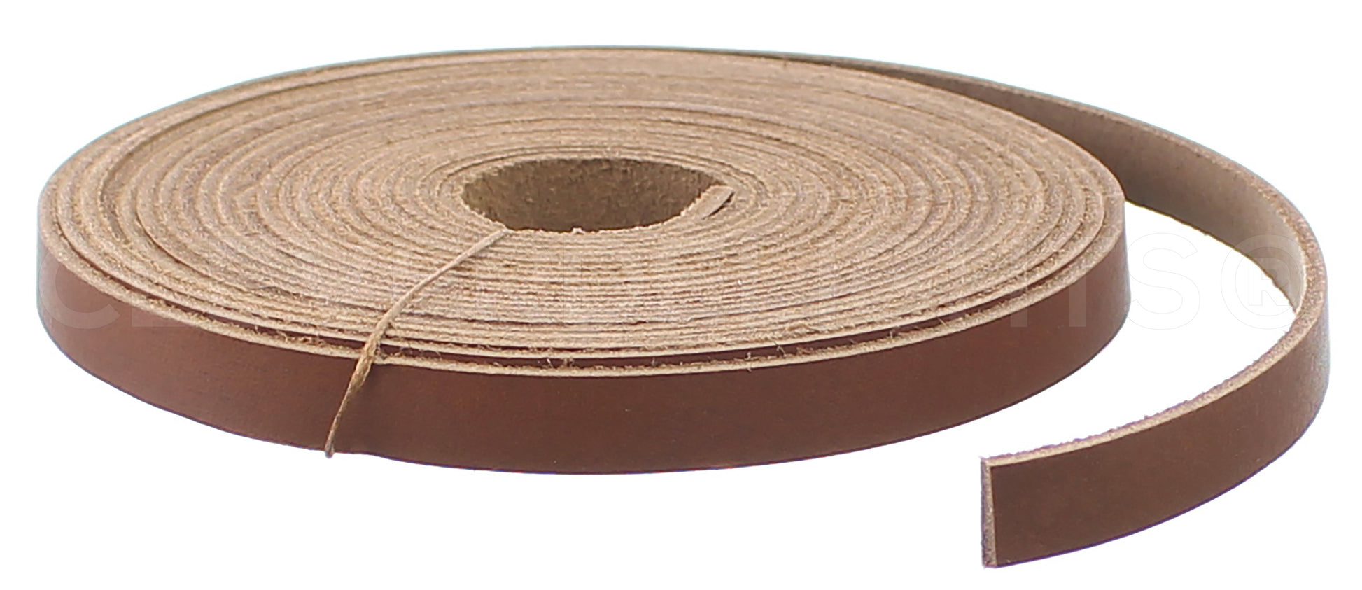 9.5mm (3/8") Leather Strap - Brown