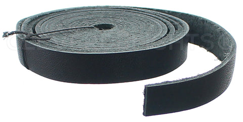 12.7mm (1/2") Leather Strap - Black