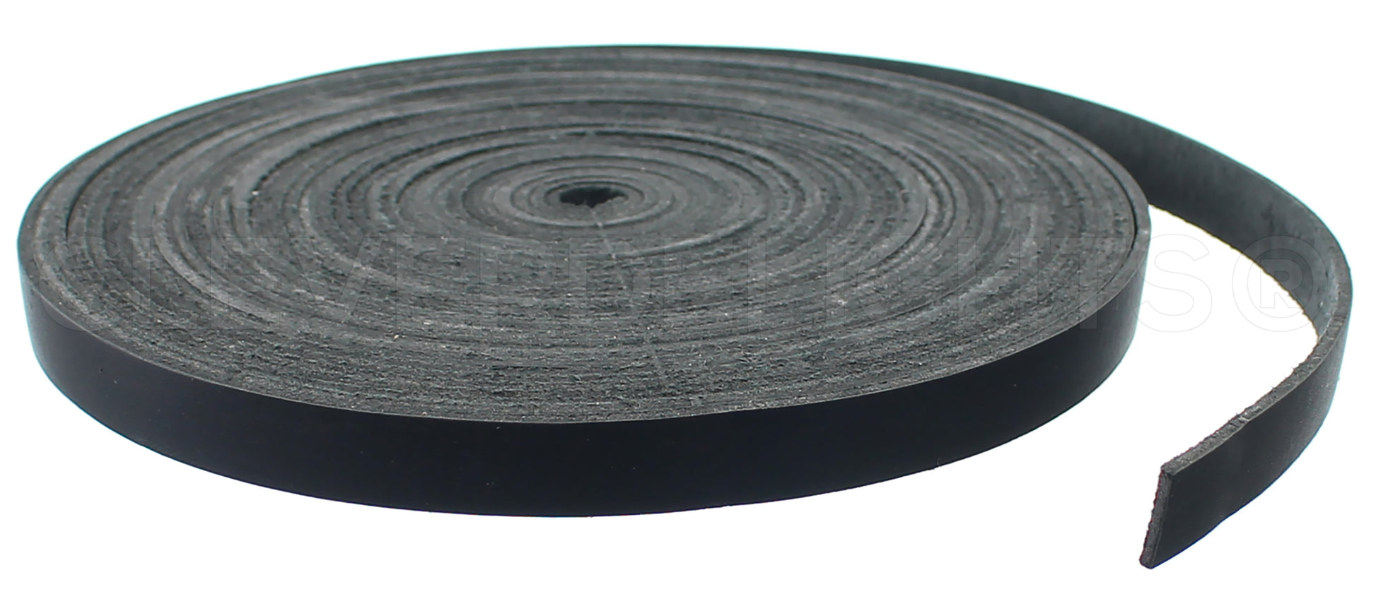12.7mm (1/2") Leather Strap - Black