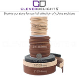 6mm (1/4") Leather Strap - Black