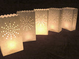 Luminary Bags - Sunburst - White