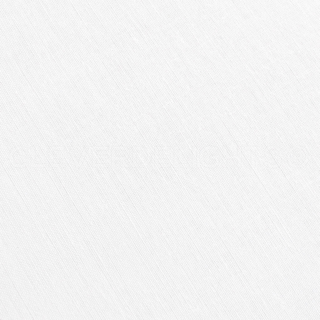51" x 108" Hemstitch Tablecloth - Linen/Cotton Blend - White
