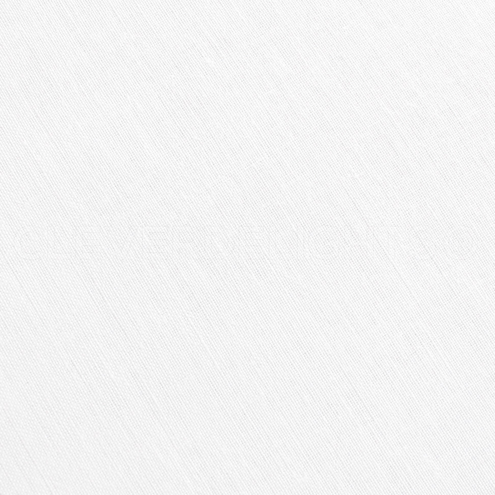 60" x 60" Hemstitch Tablecloth - Linen/Cotton Blend - White