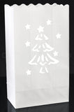 Luminary Bags - Christmas Tree - White