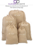 Mat-Weave Burlap Bags - 6" x 10"