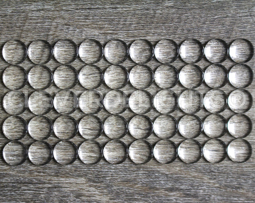 10mm (13/32") Round Glass Cabochons