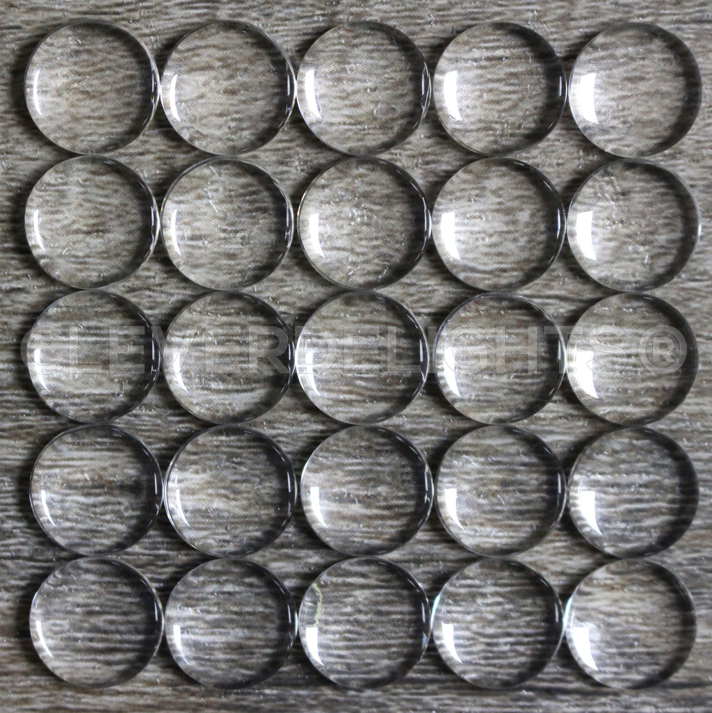12mm (1/2") Round Glass Cabochons