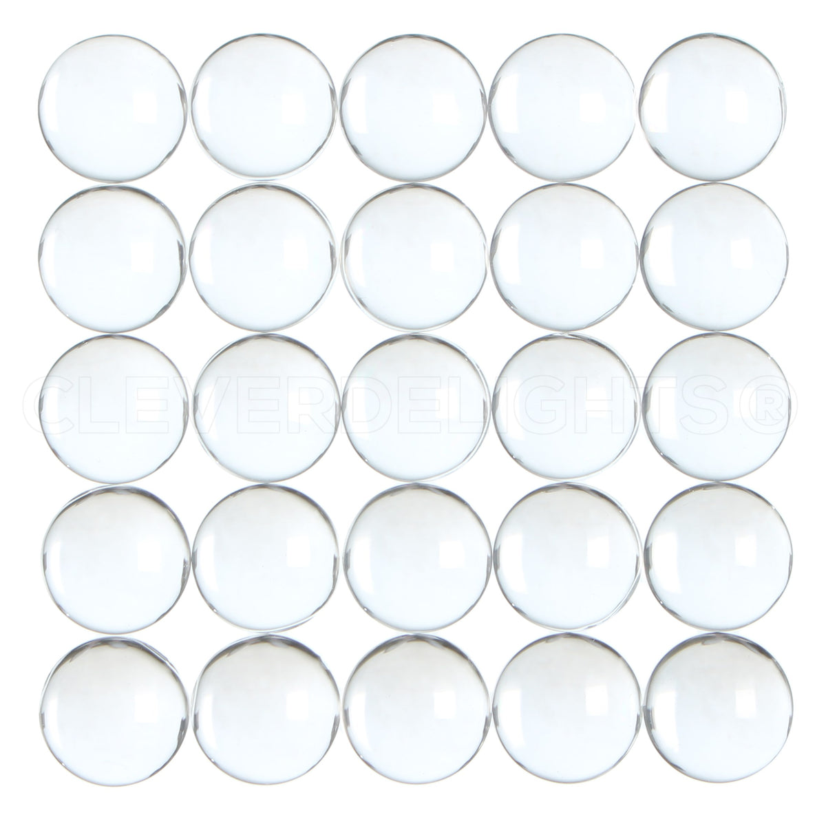 12mm (1/2") Round Glass Cabochons