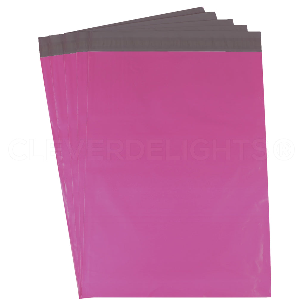 Magenta Poly Mailers - 12" x 16"