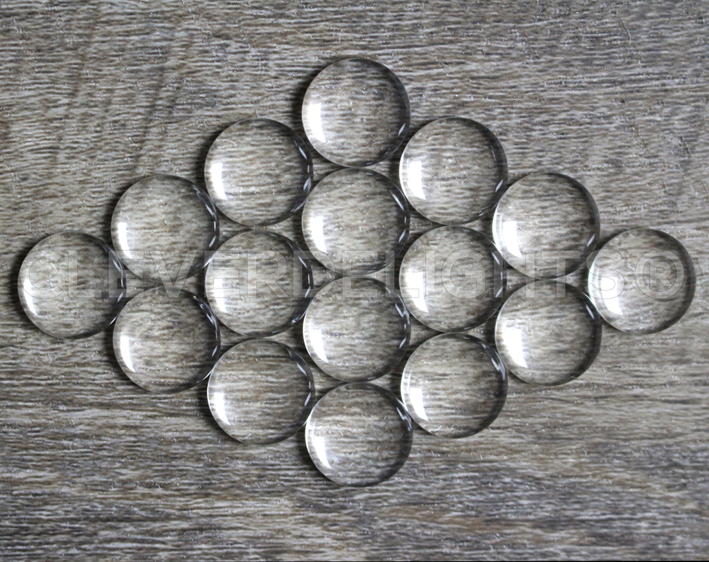 14mm (9/16") Round Glass Cabochons