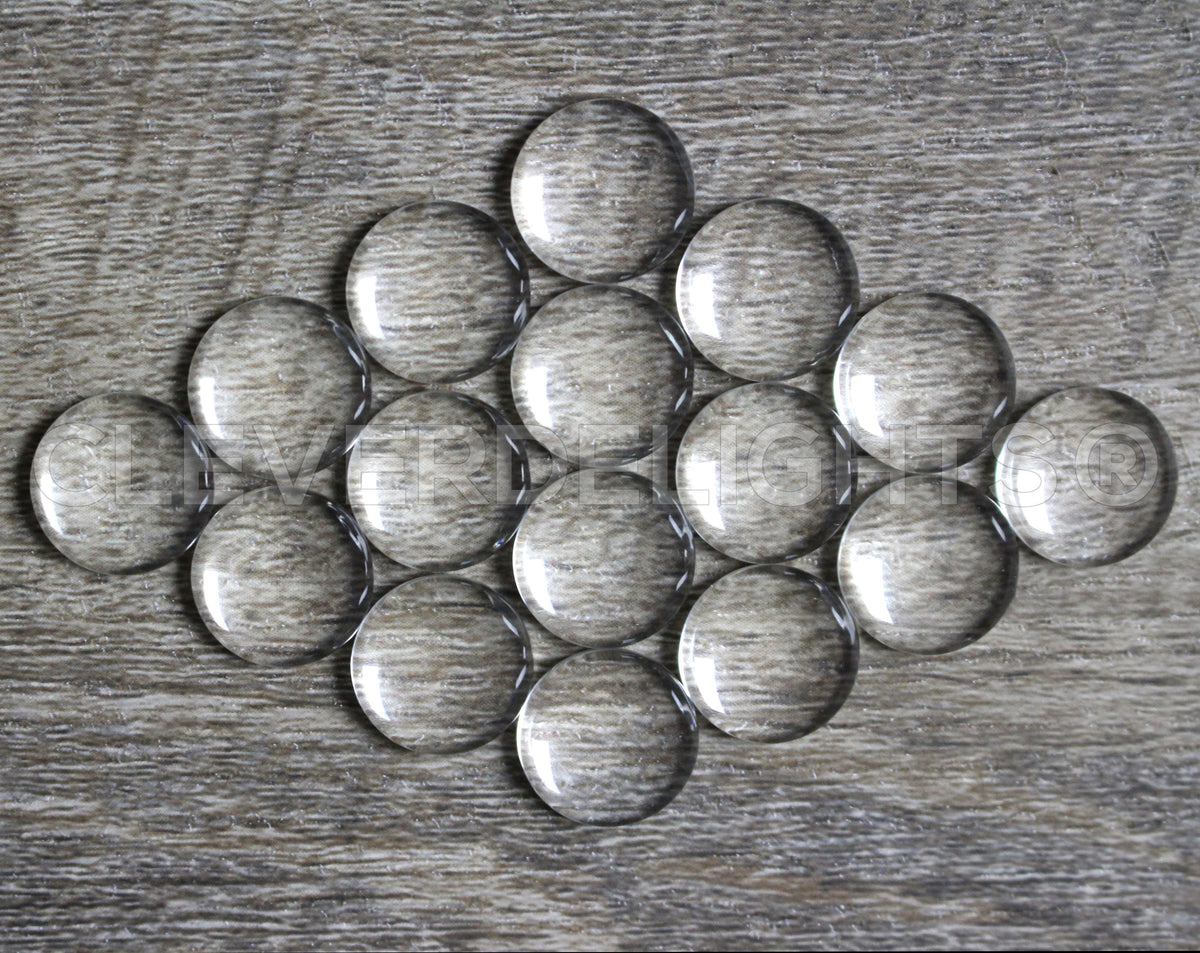 14mm (9/16") Round Glass Cabochons