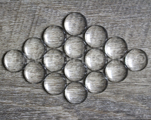 14mm (9/16") Round Glass Cabochons