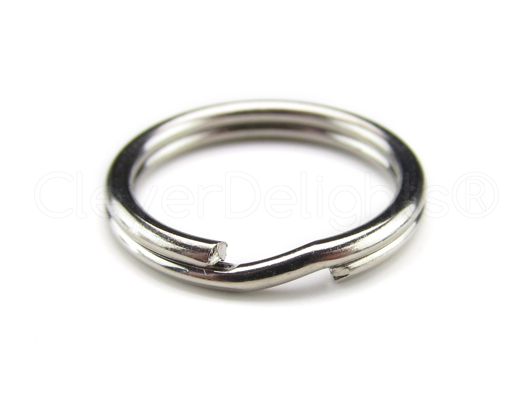 Split Key Rings - Silver Color - 9/16" to 3"