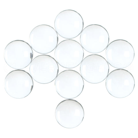 18mm (11/16") Round Glass Cabochons
