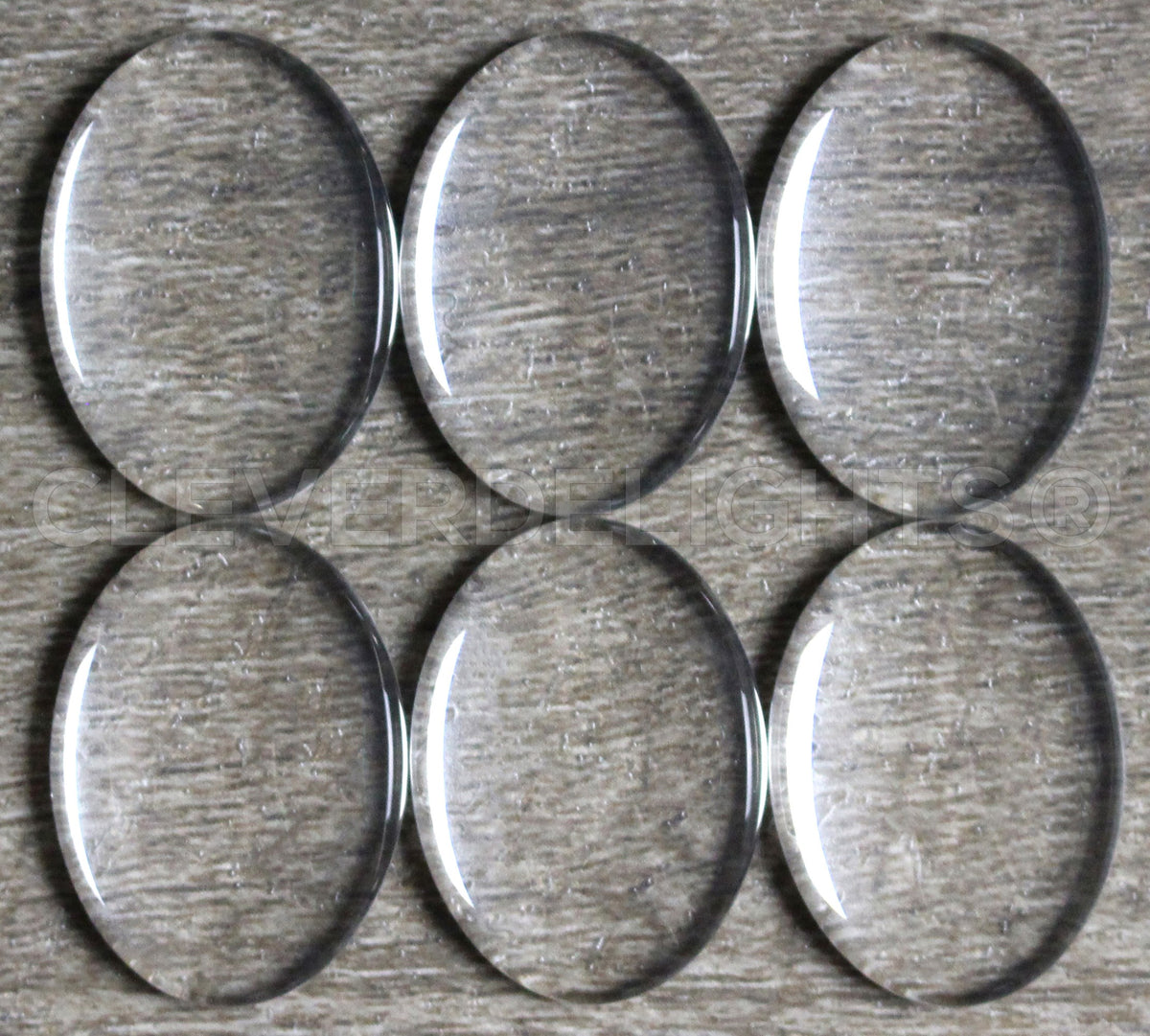 22x30mm Oval Glass Cabochons