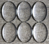 22x30mm Oval Glass Cabochons