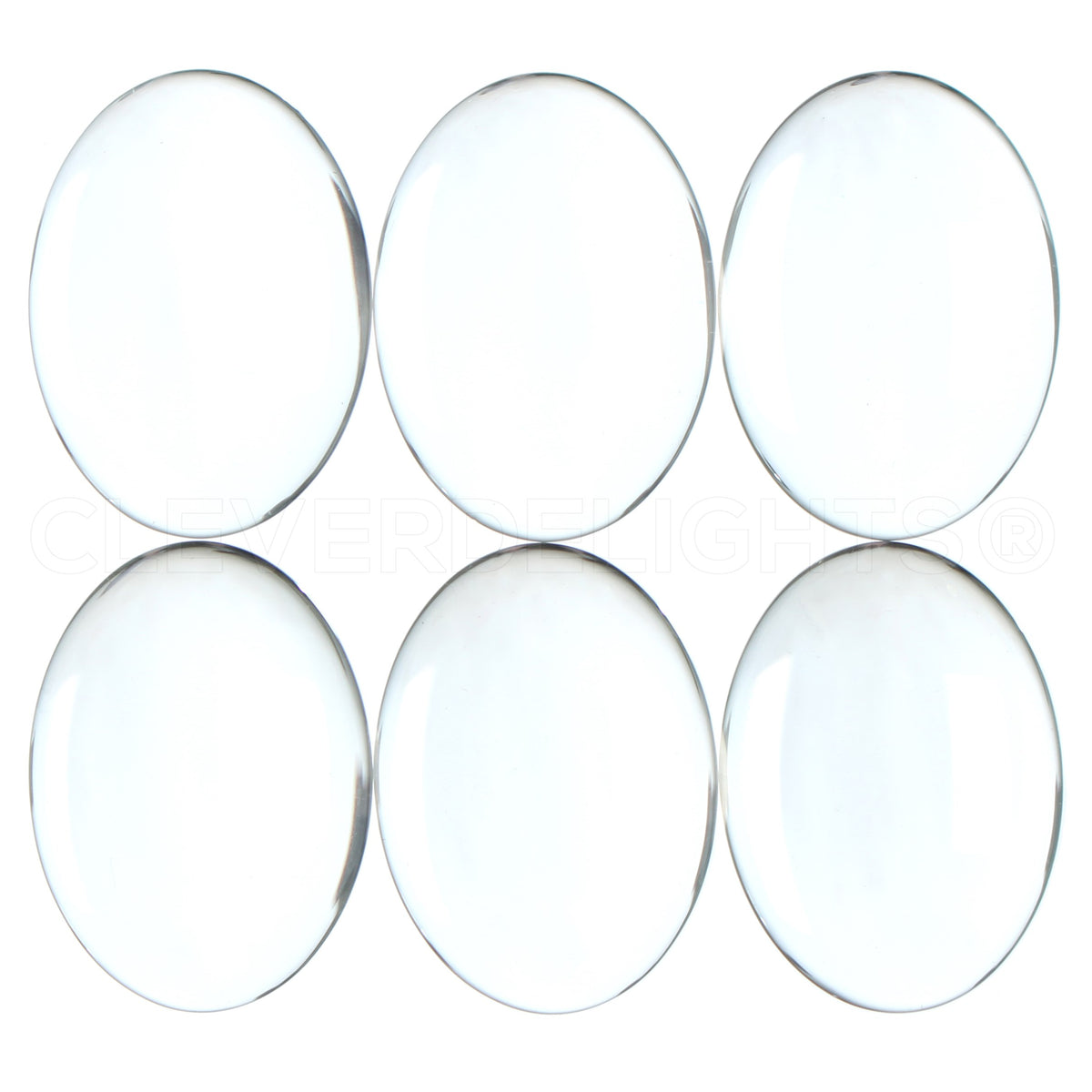 22x30mm Oval Glass Cabochons