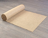 24" Natural Burlap Roll - Finished Edges