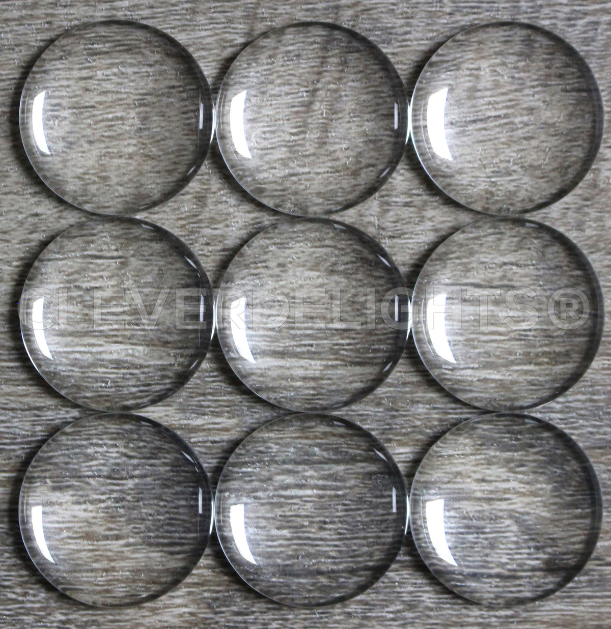 25mm (1") Round Glass Cabochons