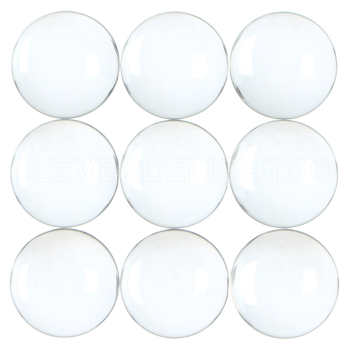 25mm (1") Round Glass Cabochons