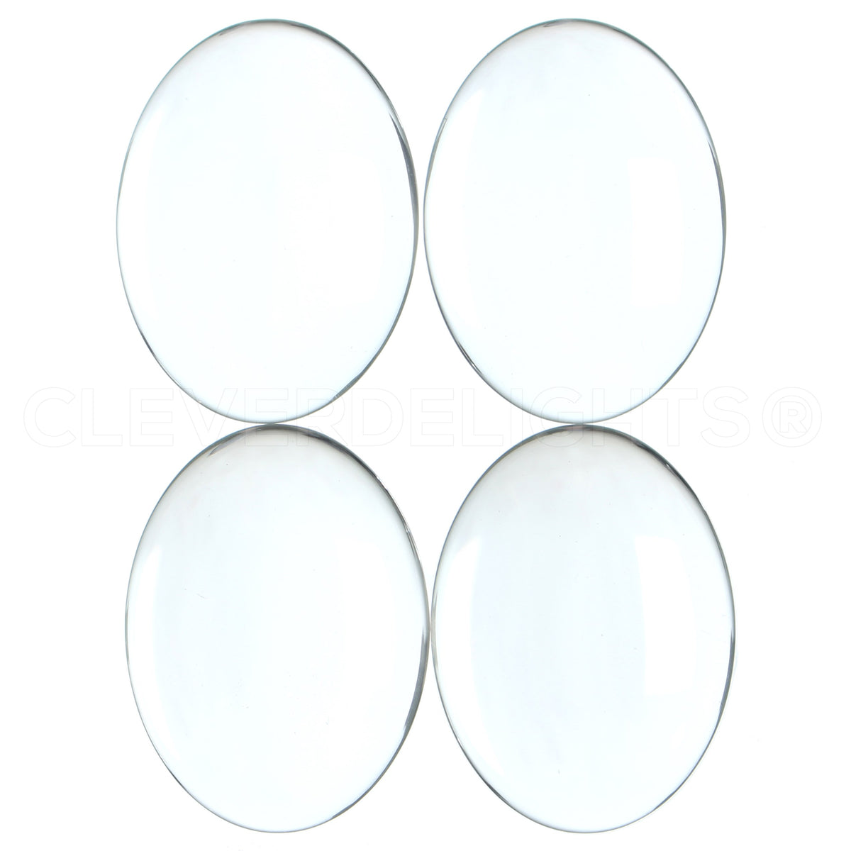 30x40mm Oval Glass Cabochons