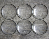 35mm (1 3/8") Round Glass Cabochons