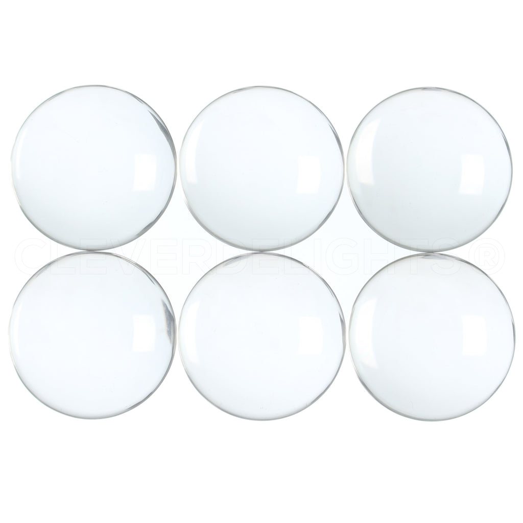 35mm (1 3/8") Round Glass Cabochons