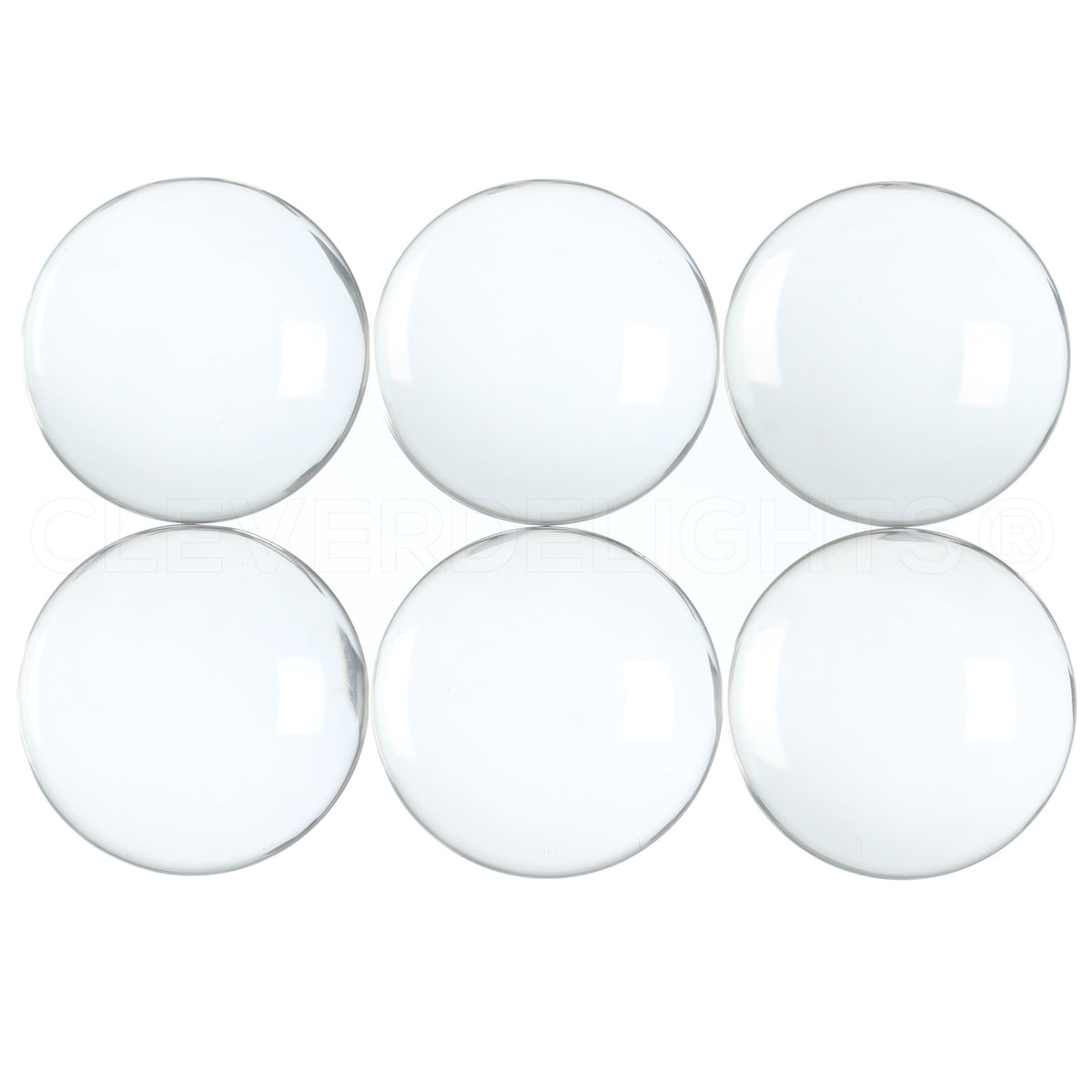 35mm (1 3/8") Round Glass Cabochons