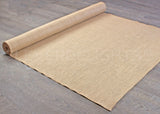 36" Natural Burlap Roll - Finished Edges