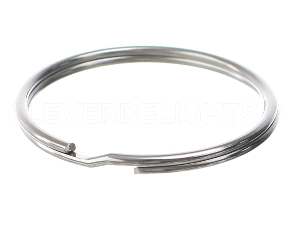 Split Key Rings - Silver Color - 9/16" to 3"