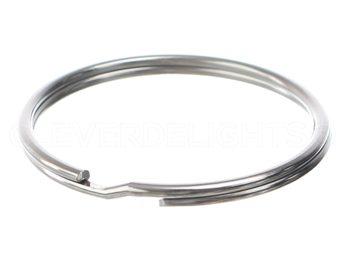 Split Key Rings - Silver Color - 9/16" to 3"