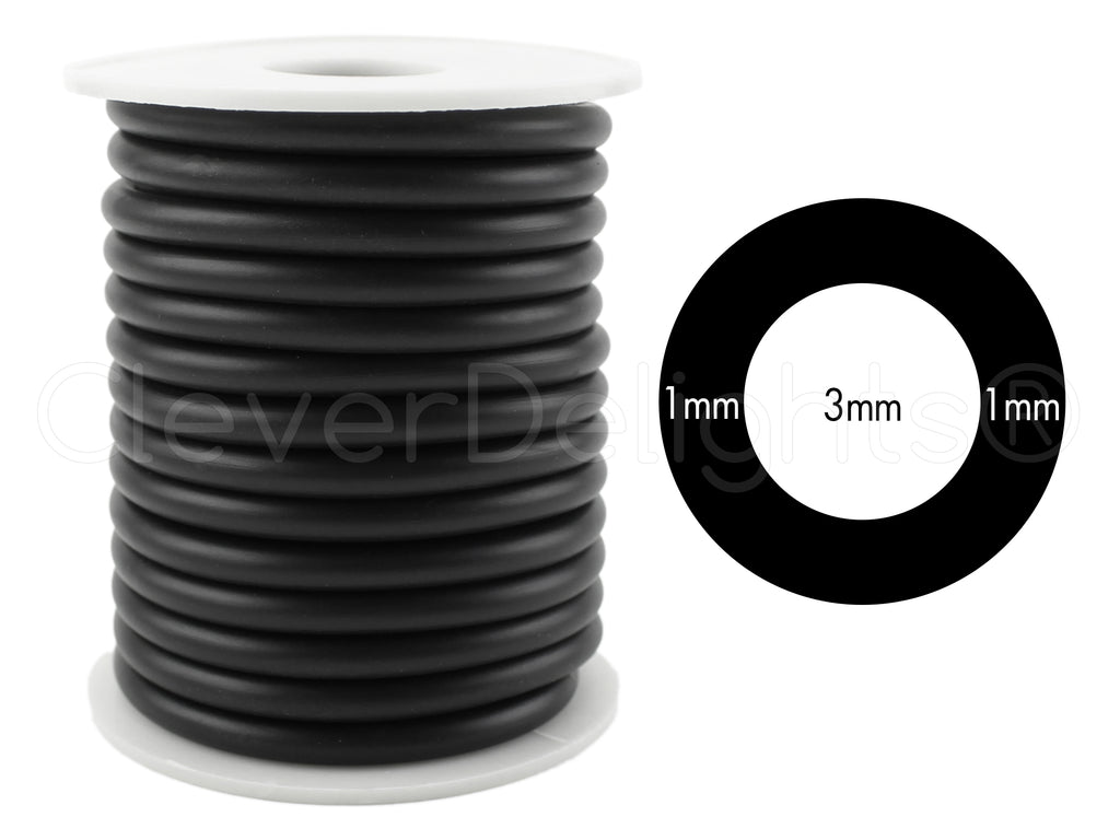 Hollow Rubber Cord - 5mm (3/16")