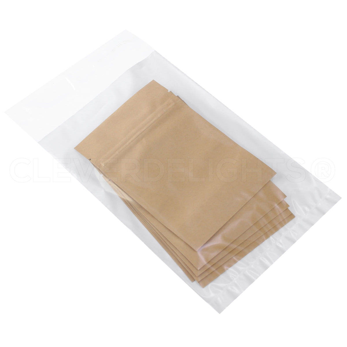 Clear Front Poly Mailers - Sizes 5" x 7" to 7.5" x 10.5"