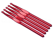 Size P (Size 15) Aluminum Crochet Hooks - 10mm Diameter