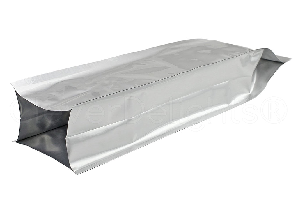 Silver Coffee Bags - 1 Pound Bag (16oz)