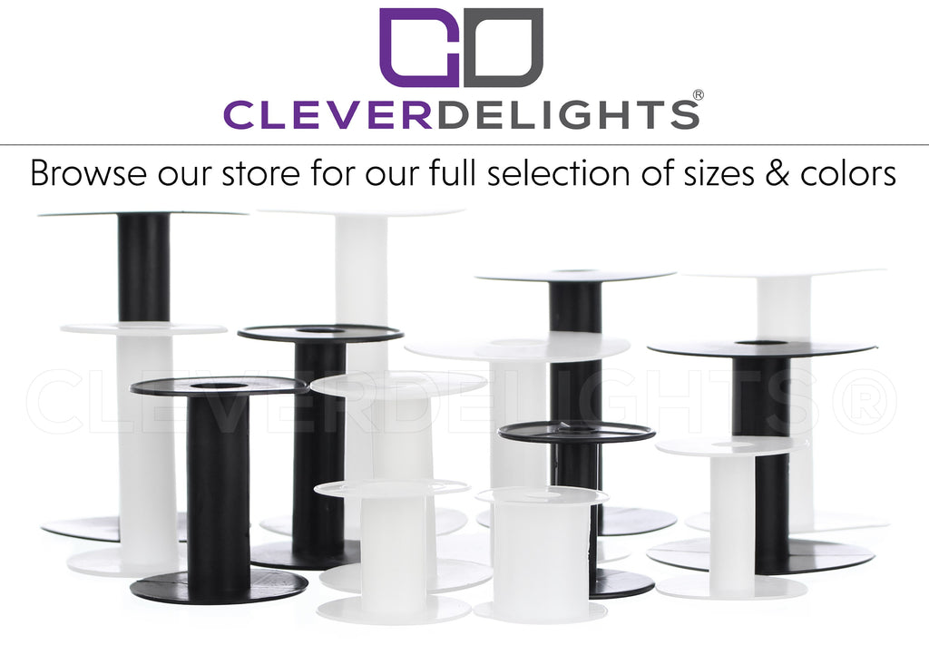 Plastic Spools - 5 1/2" - Black