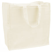 Cotton Canvas Tote Bags - 14" x 14" x 8"