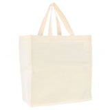 Cotton Canvas Tote Bags - 14" x 14" x 8"