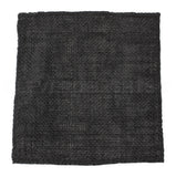 6" Black Burlap Squares - Finished Edge